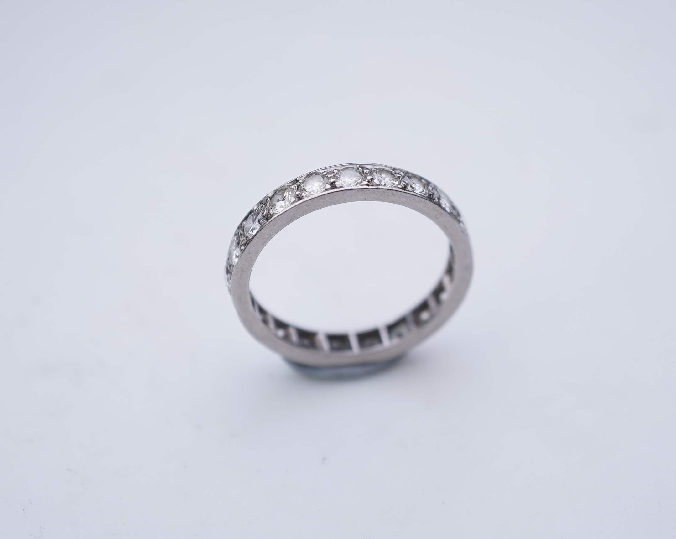 A diamond eternity ring, mid 20th century